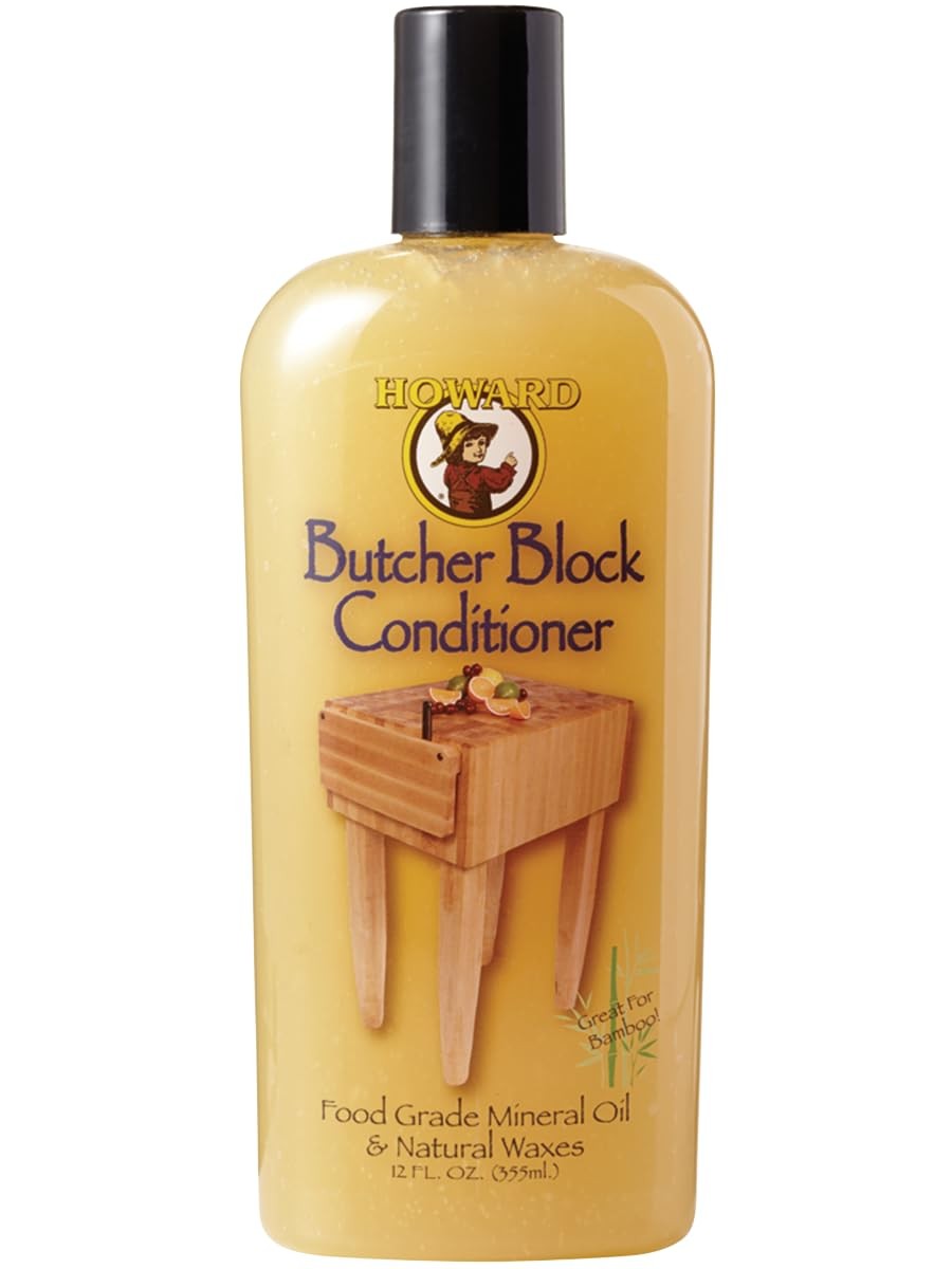 Butcher Block Conditioner 12oz – Food Safe Wood Oil for Cutting Boards, Counters