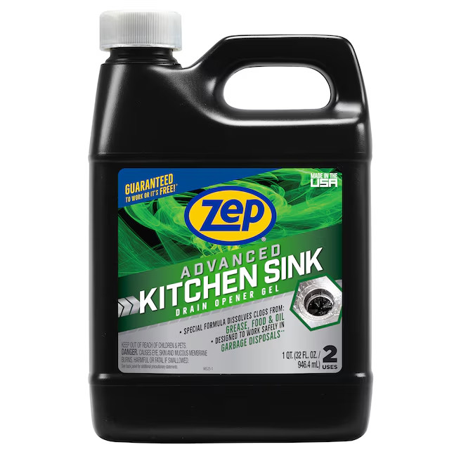 Zep Advanced Kitchen Drain Opener Gel 32 Ounce(s) Drain Cleaner Pour bottle