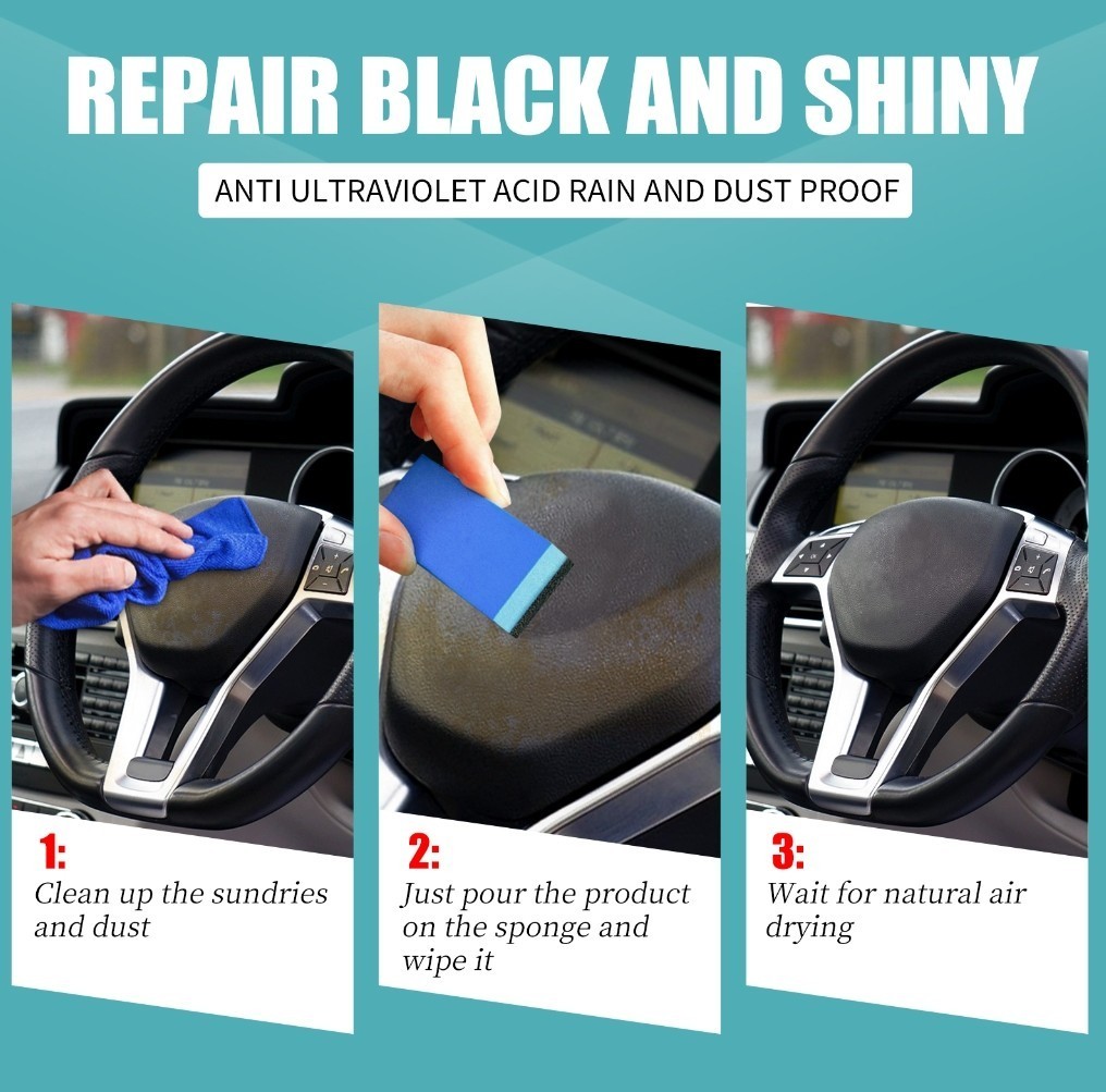 Nano plastic refresh coating, car interior dust cleaner
