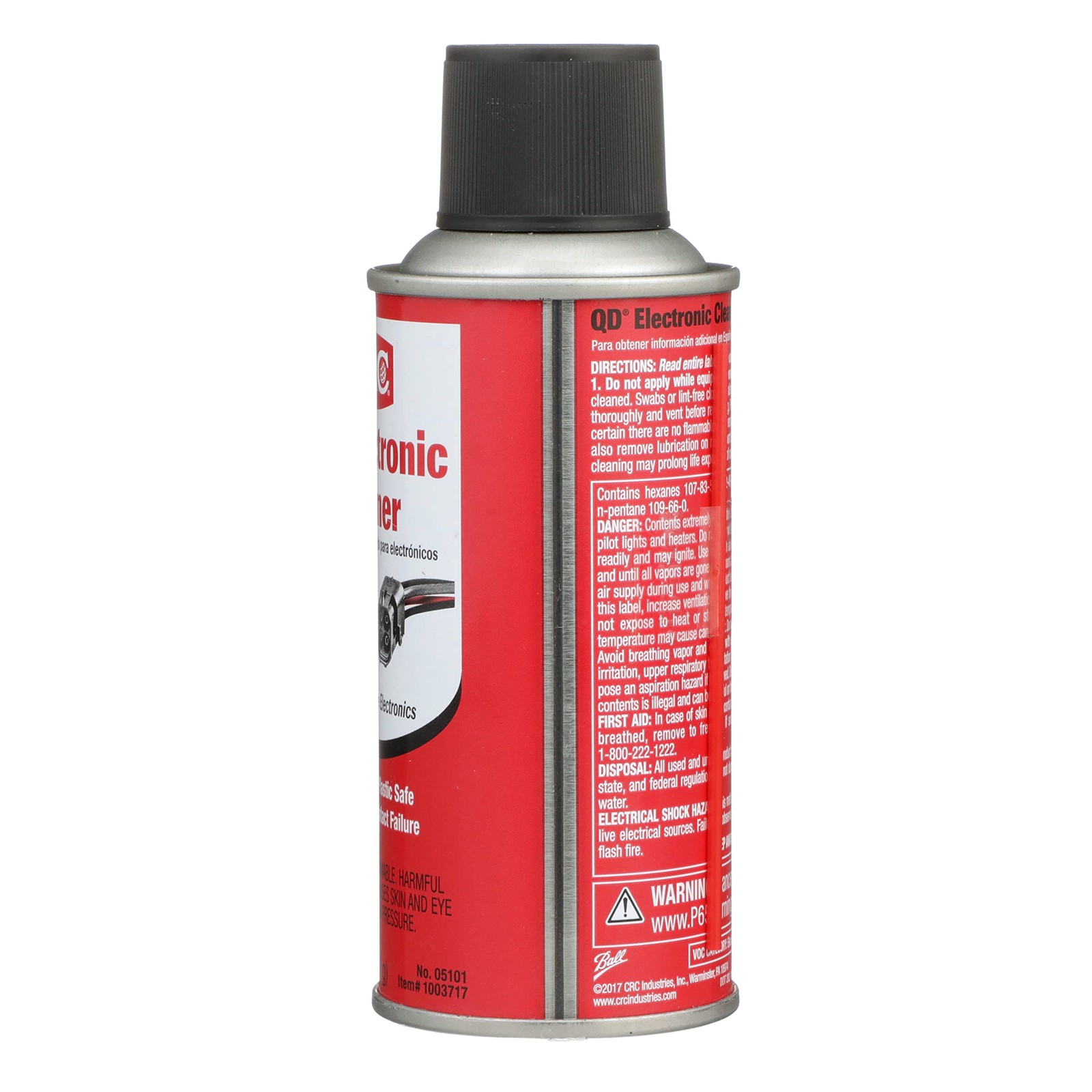QD Electronic Cleaner 05101 – 4.5 Wt. Oz., Plastic Safe Cleaner, Safe for Sensit