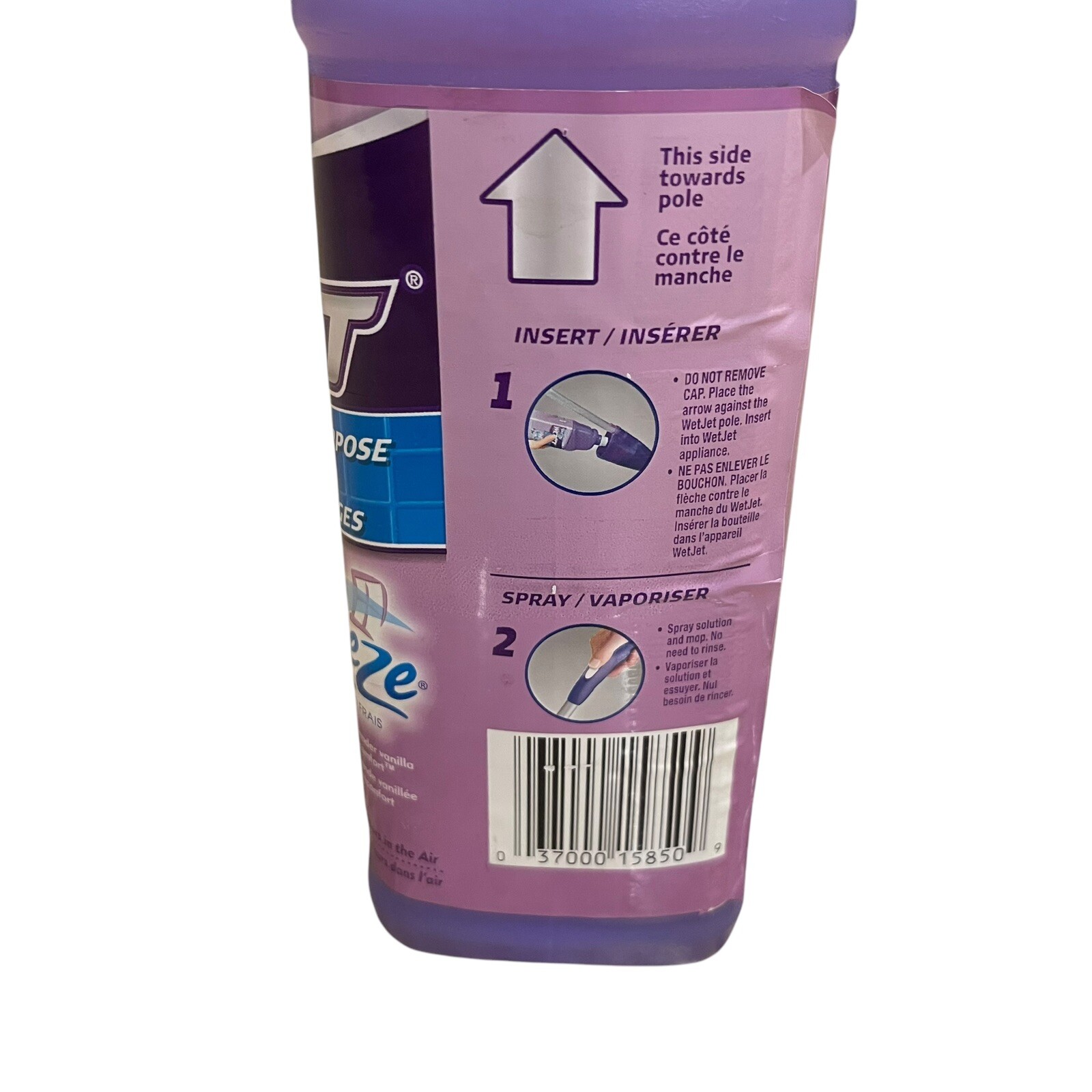 Vtg Swiffer Wet Jet Multi Purpose Cleaner Febreze Lavender Vanilla 1L 33.8 fl oz