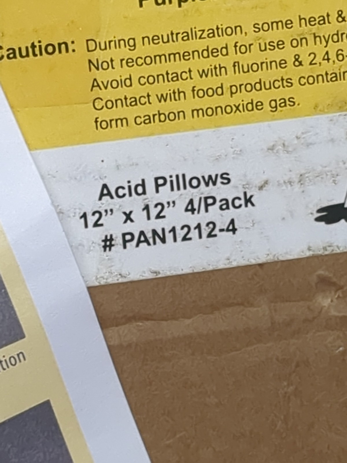4x Absorbent Specialty PBN1212-4 Base Acid Neutralizer Pillows,Purple Absorbing