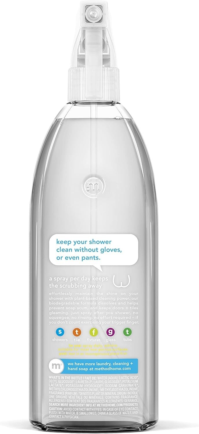 Daily Shower Cleaner Spray; Spray and Walk Away – No Scrubbing Necessary; Yla…
