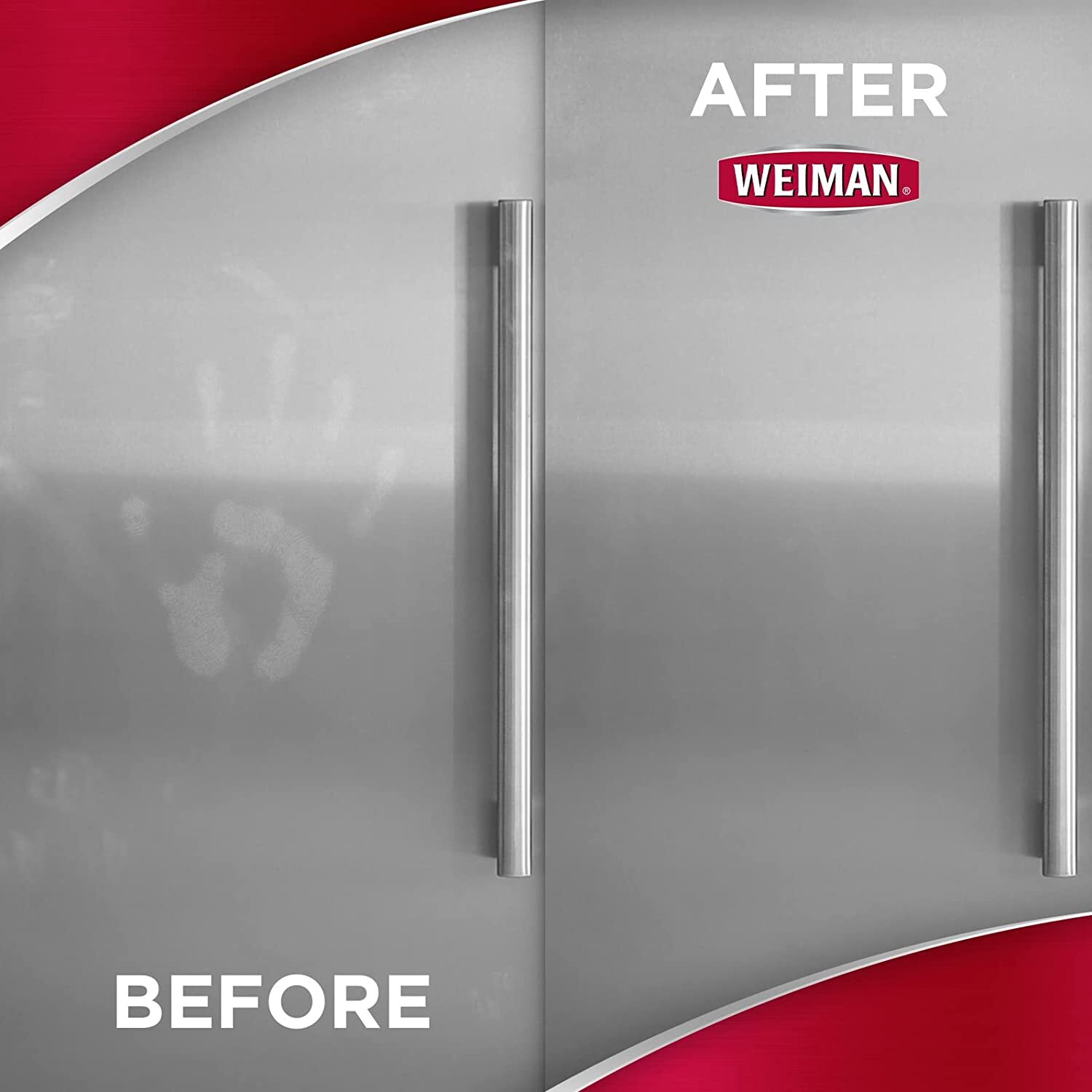 Weiman Stainless Steel Cleaner Wipes 2 Pack Fingerprint Resistant, Removes Resi