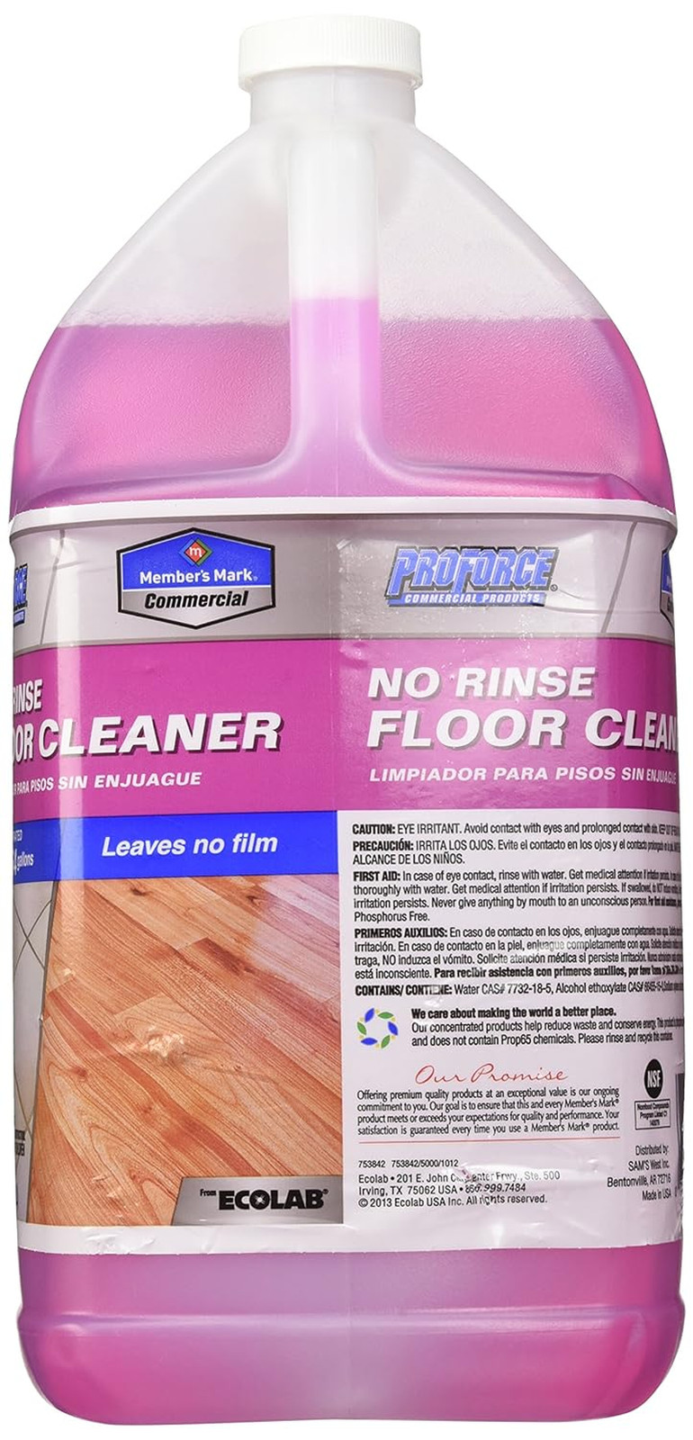 Member’S Mark No Rinse Floor Cleaner 127.8 Fluid Ounces
