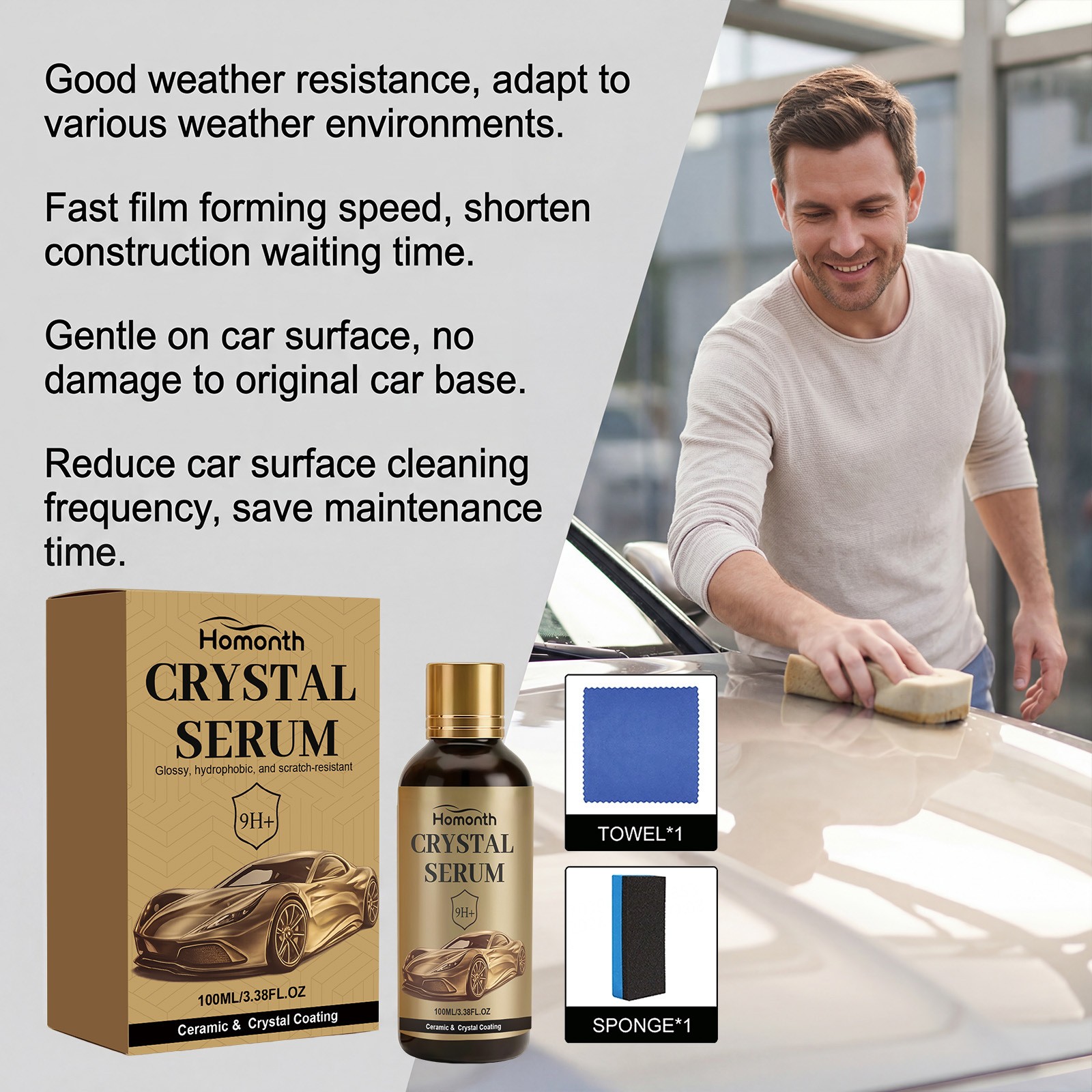 100ML PTZ Crystal Serum – Advanced Graphene Ceramic Coating For Cars US