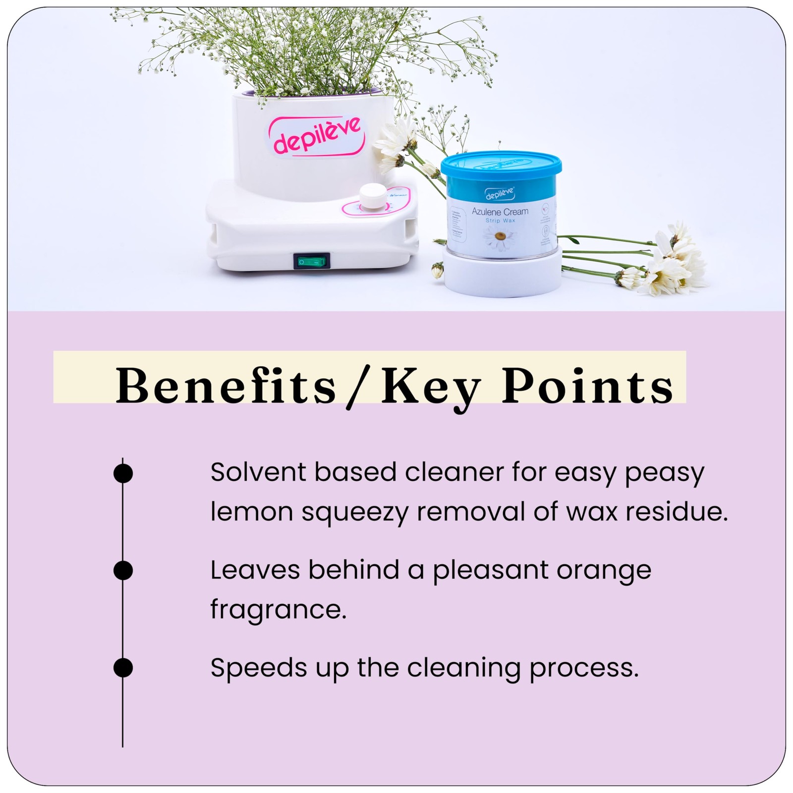 Easy Clean Citric Wax Cleaner and Remover for Warmers and Professional Equipm…