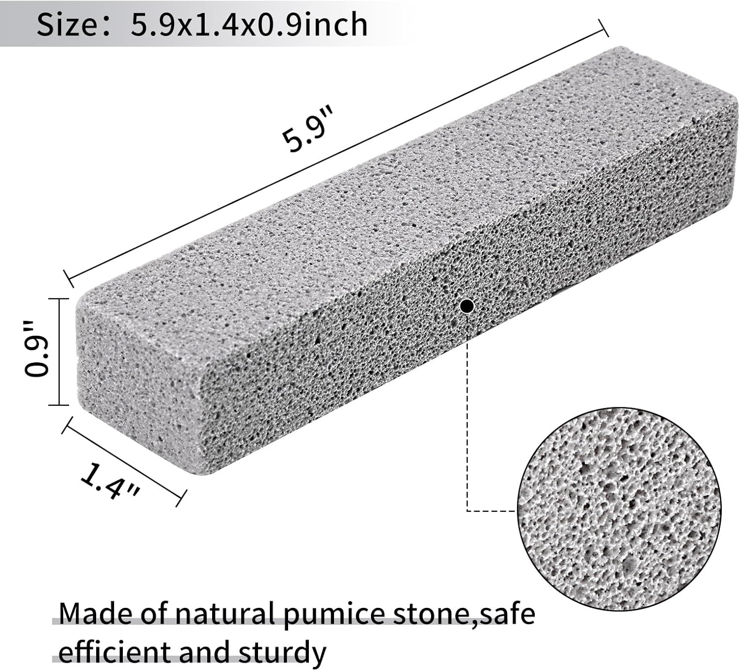 36 Pack Pumice Stones for Toilet Cleaning Bowl Stick,Pumice Scouring Pad Pumice