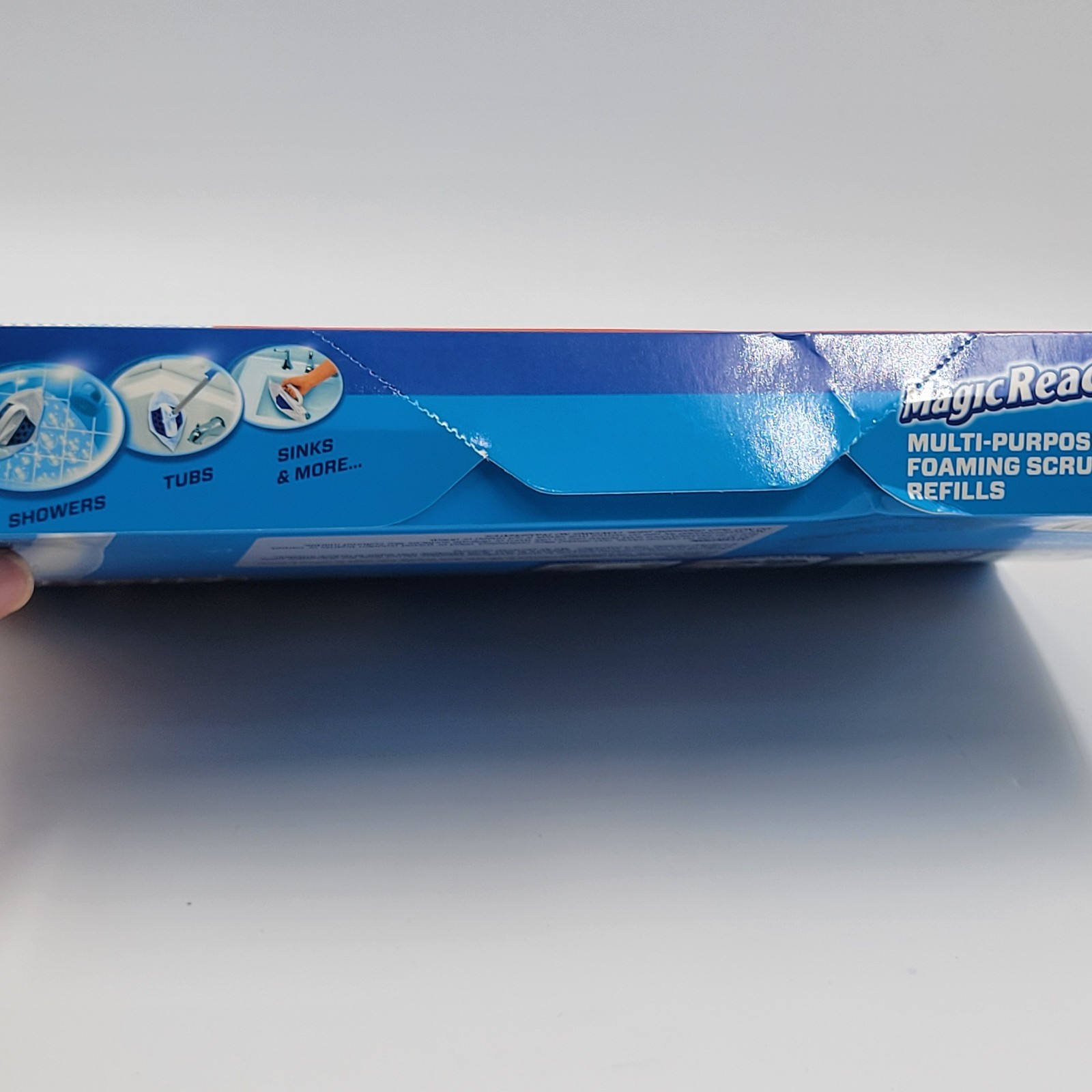 Mr. Clean Magic Reach Multi-Purpose Foaming Scrubber 8 Pack Refill, NEW