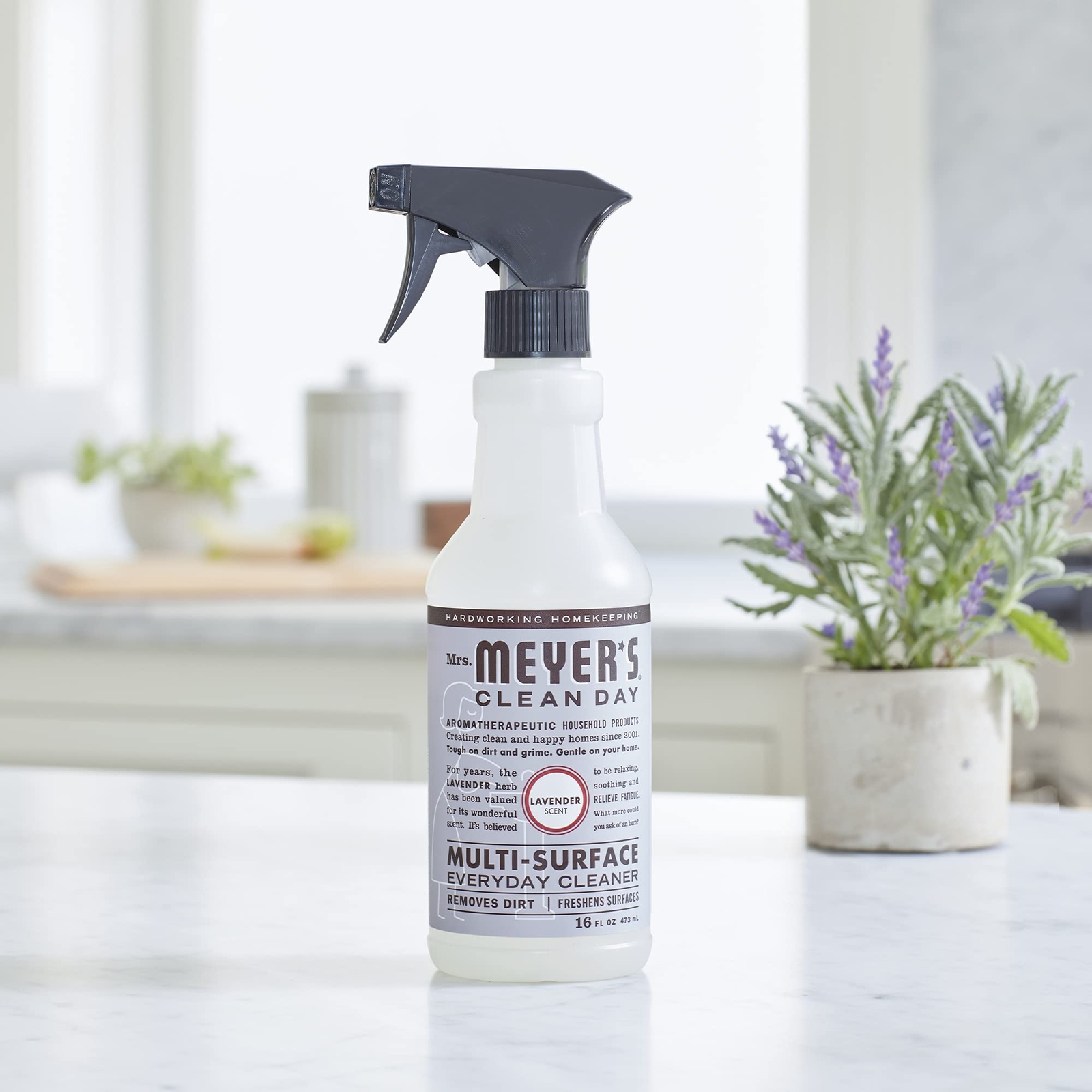 Mrs Meyers Clean Day Lavender Multi Surface Spray 16 Fl Oz Pack of 3