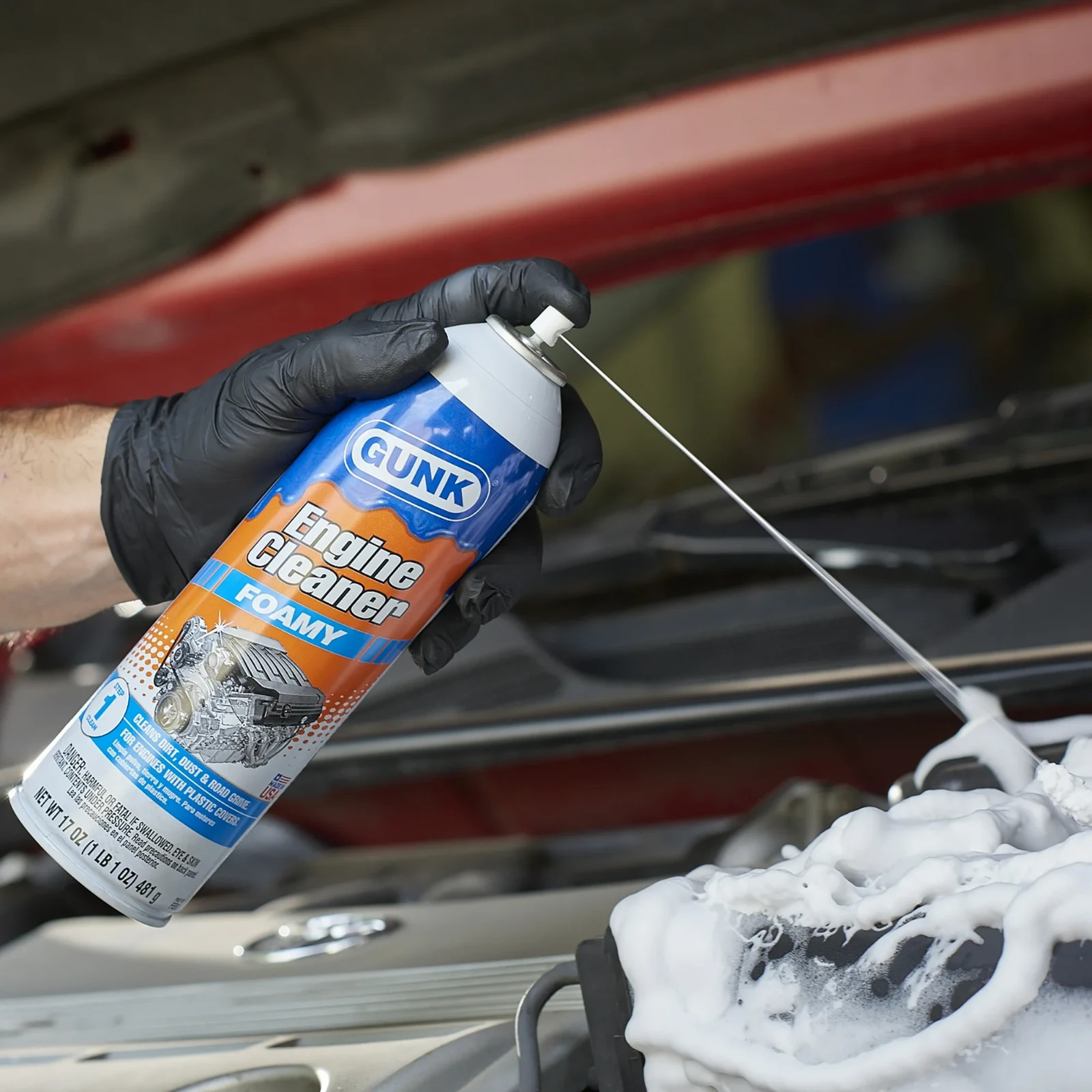 17 oz. Foamy Engine Cleaner and Degreaser – Spray Application
