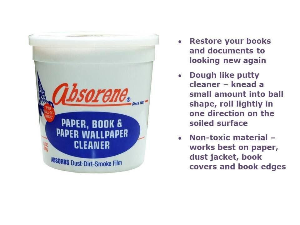 Book Cleaner and Dirt Eraser (Bundle- 2 Items) for Cleaning Dirt and Dust Off…