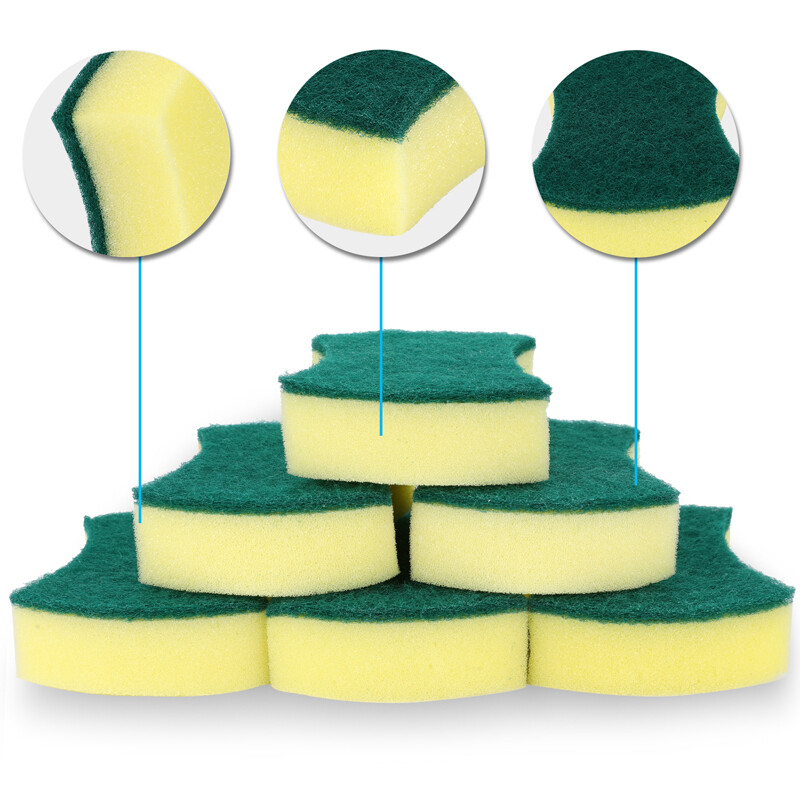 Lot of Cleaning Sponge Scrubber Scrub Scourer Wash Clean Dish Pads Bulk Kitchen