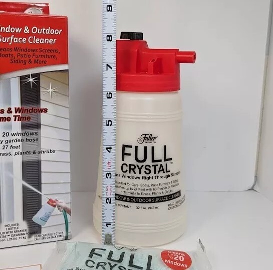 Fuller Brush Window Outdoor Surface Cleaner Sprayer Full Crystal Screens FBFC-6