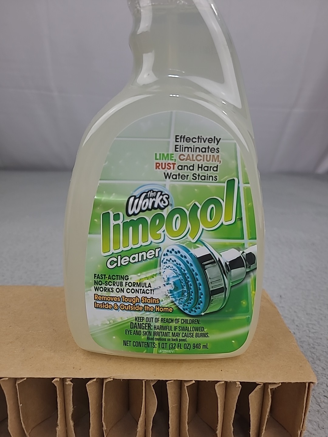 1x The Works LIMEOSOL Cleaner Original Formula Lime Calcium Rust Hard Water