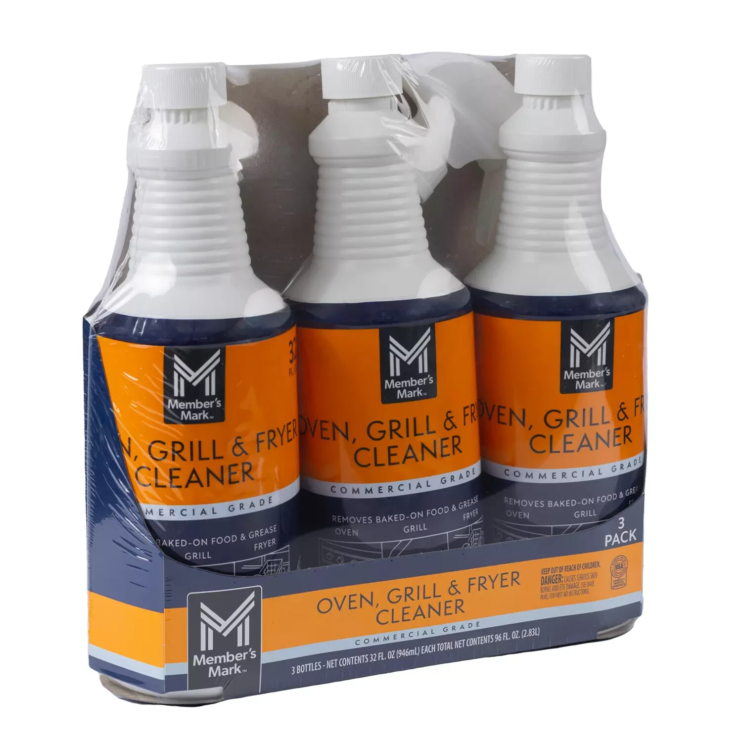 Member’s Mark Oven Grill Fryer Cleaner 32 oz (3 Pack) Commercial Degreaser