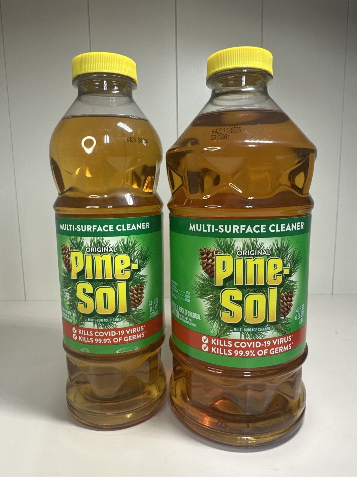 2x Pine-Sol All Purpose Cleaner Original Formula With Pine Oil 40oz & 24oz