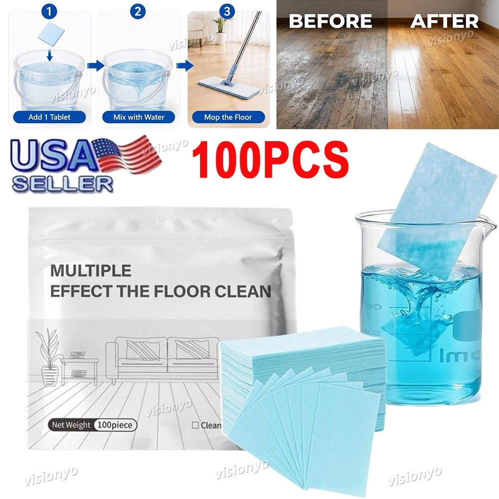 100-300PC Multi-surface Floor Cleaning Tablets, Multiple Effect the floors Clean
