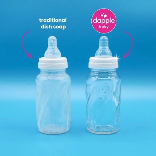 Dapple Bottle & Dish Liquid Soap Refill Lavender 34oz Sulfate Paraben Phthalate