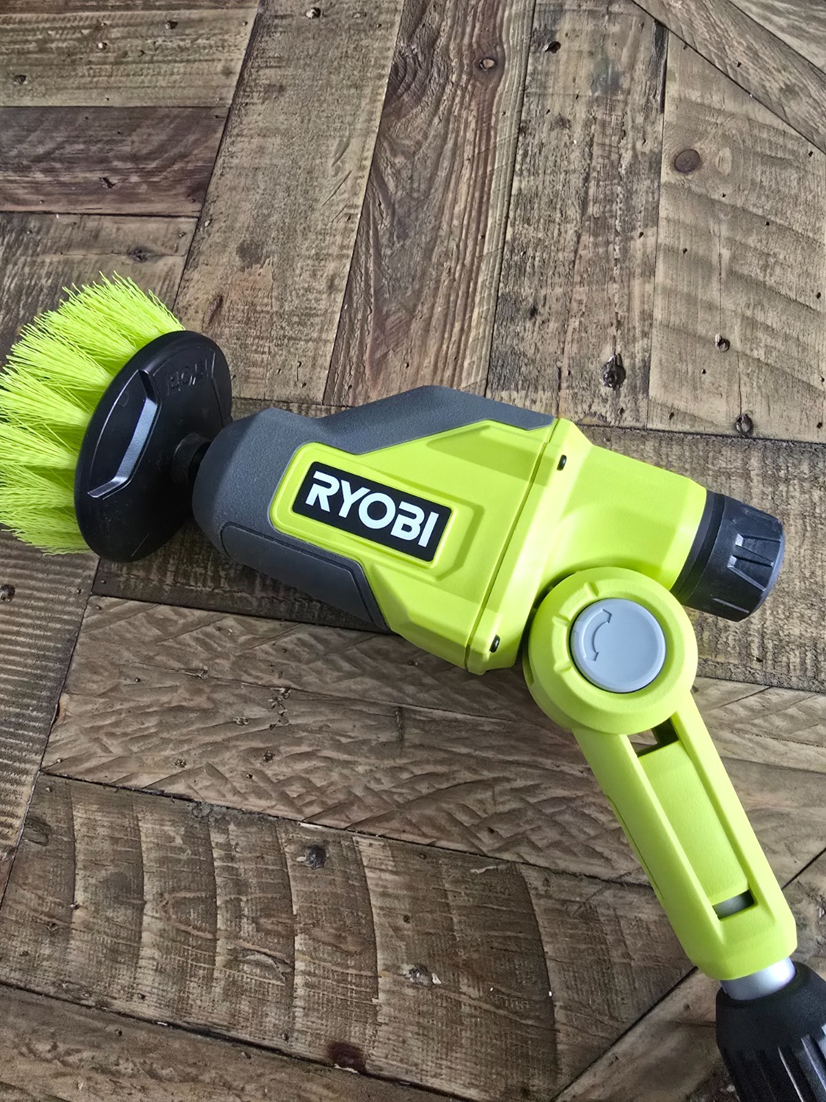 Open-Box! 🔥 RYOBI USB Telescoping Power Scrubber + One Brush (FVG53) TOOL-ONLY