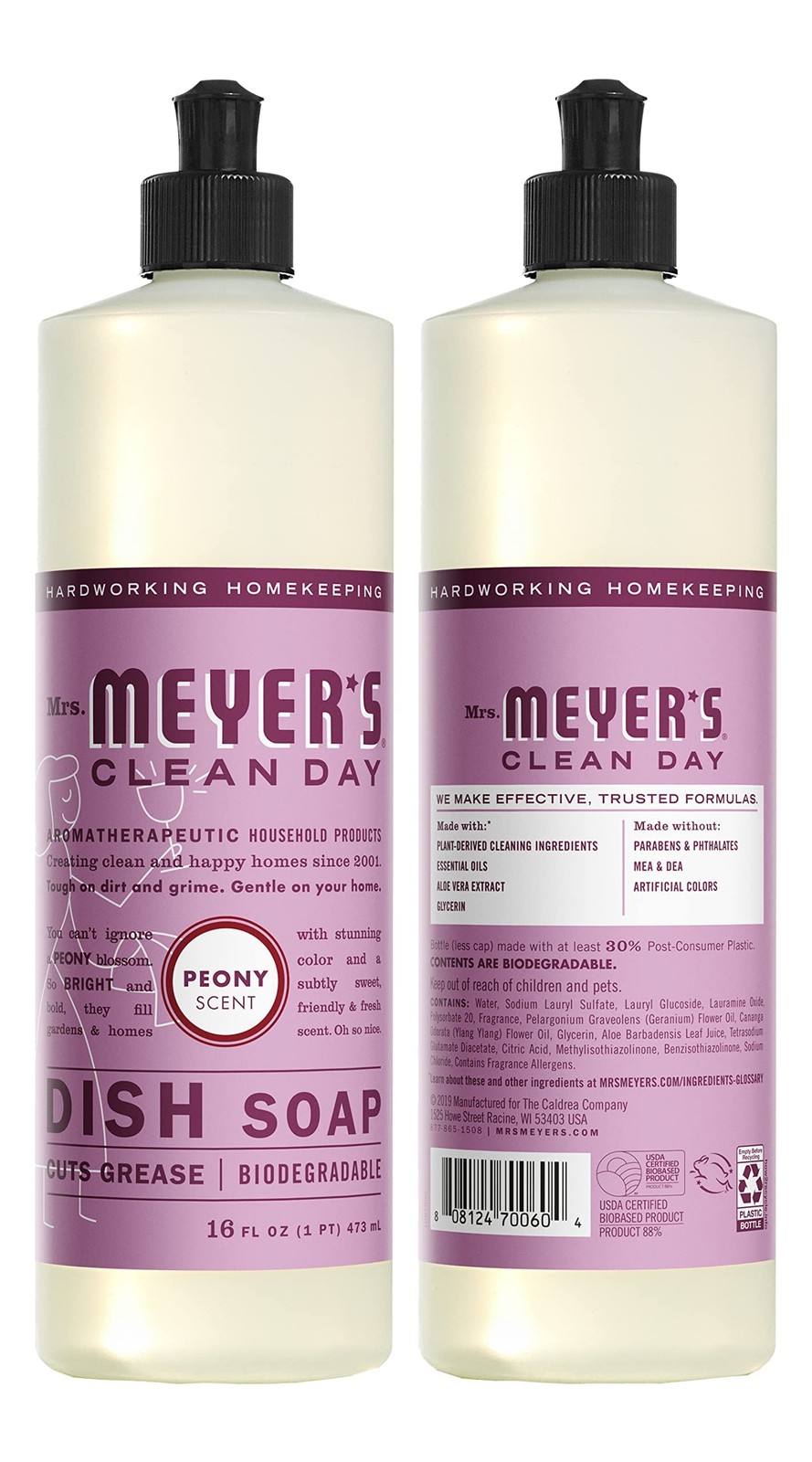 Mrs. MEYER’S Kitchen Set, Dish Soap, Hand and 44.5 Fl Oz (Pack of 1)