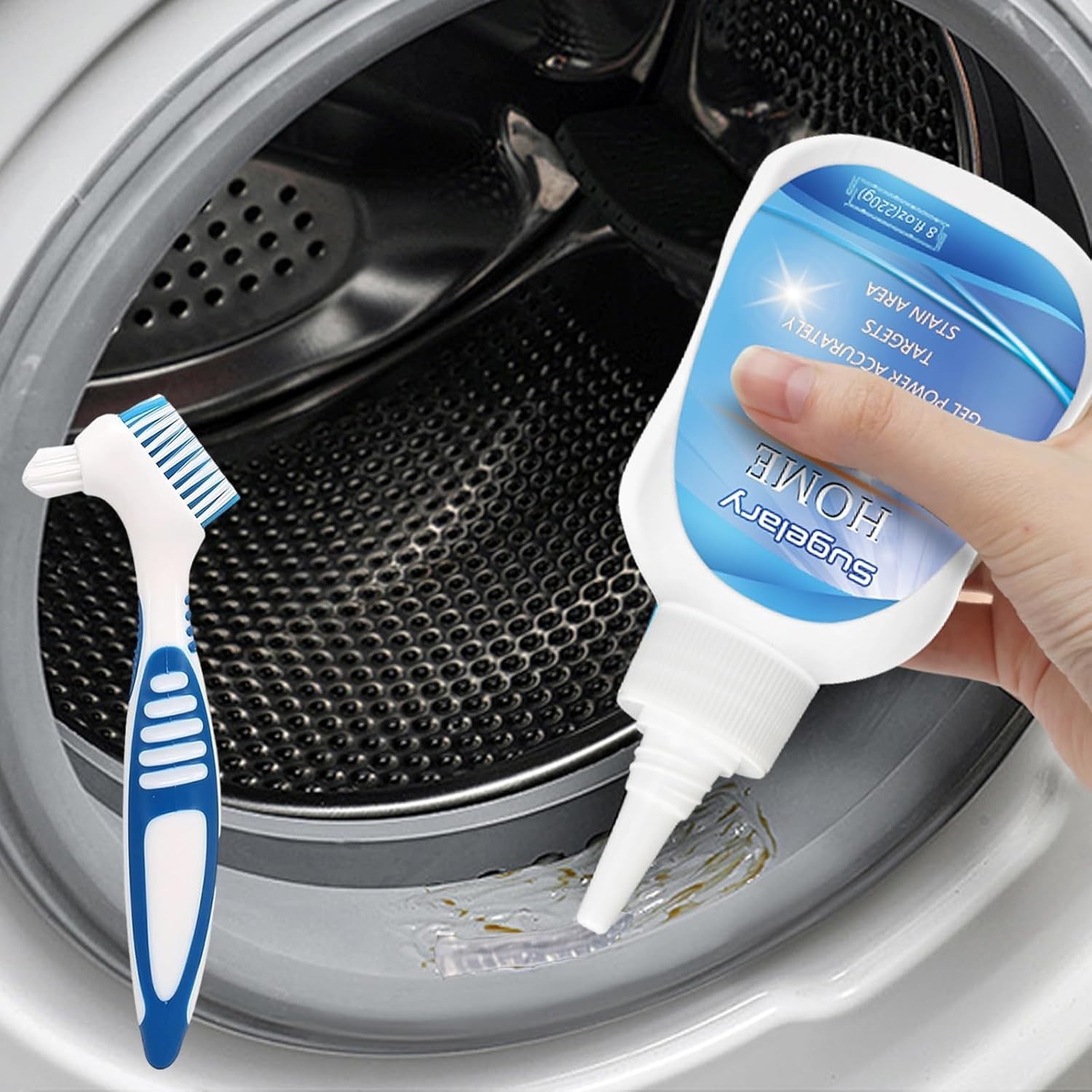 Versatile Unscented Gel for Mold Stain Removal on Multiple Surfaces – 8 Fl Oz
