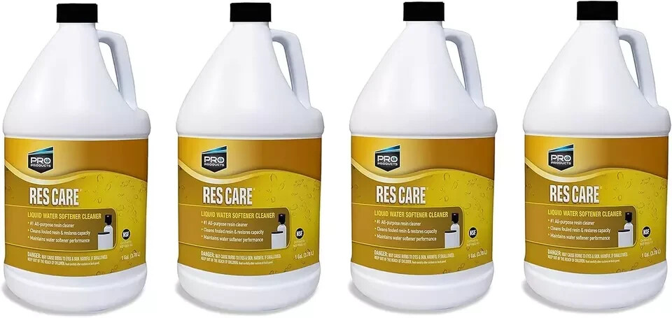 Rescare RK02B All-Purpose Water Softener Cleaner Liquid Refill, 1 Gallon,