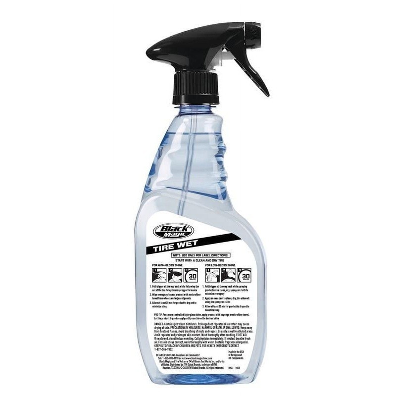Ultimate Tire Shine Spray High Gloss Long Lasting Easy Apply Quick Dry 23oz New