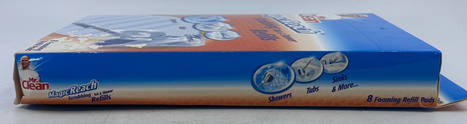 Mr. Clean Magic Reach Scrubbing Tub Shower Refills 8x Foaming Refill Pads