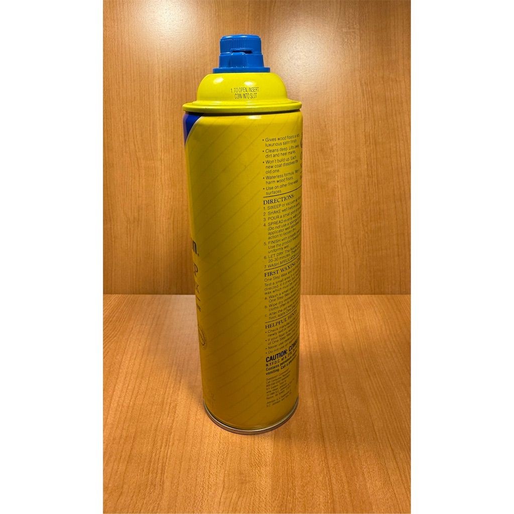 SC Johnson One Step No Buff Wax Fine Wood Floor Care 22 Fl Oz 50% Full