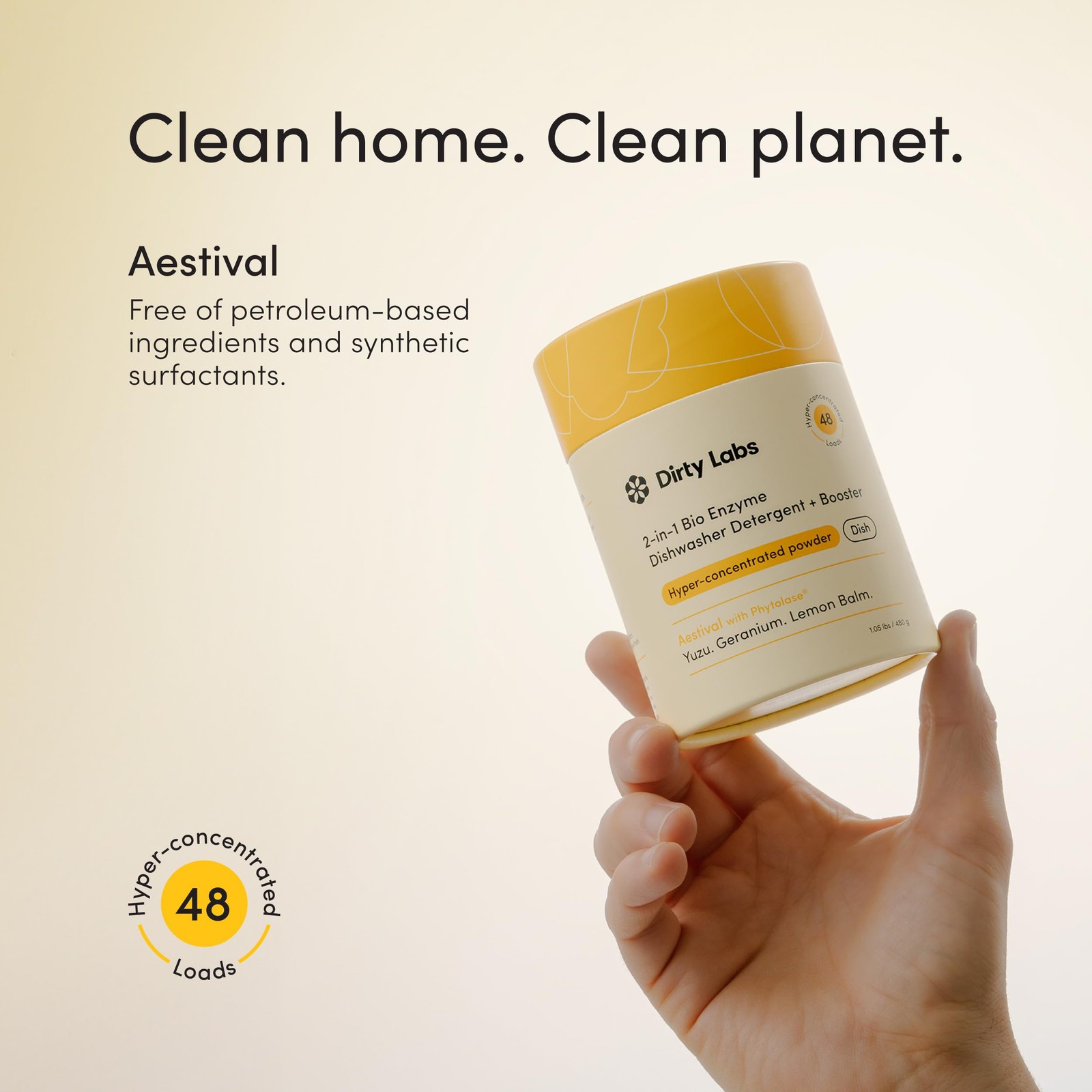 | Dishwasher Detergent and Booster | Aestival Scent | 48 Loads (1 lb) | Ultra…