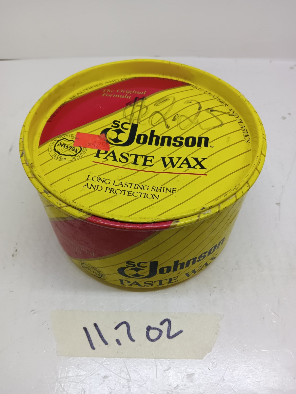 SC Johnson Paste Wax 16 Oz Original Formula Discontinued 11.7 Ounces