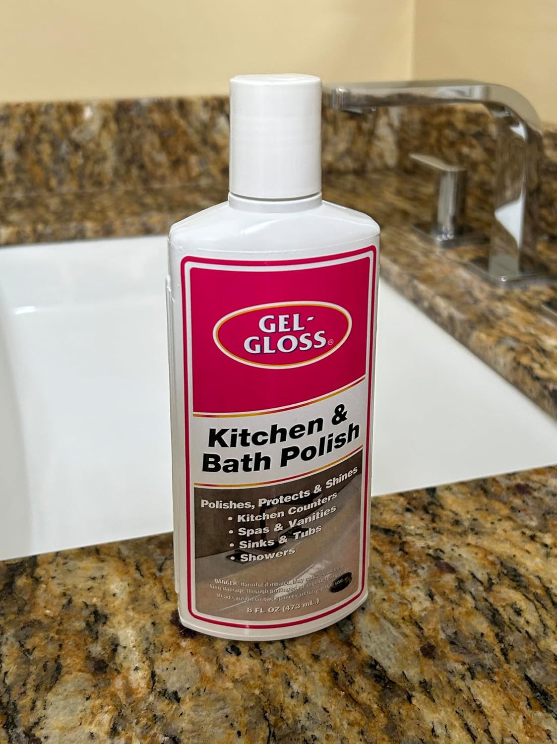 Indusies Kitchen and Bath Cream Wax Polish, 8 Fluid Ounces -GG-8