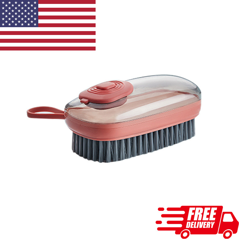 Multifunctional Automatic Liquid Cleaning Brush Soft Bristle Shoe Laundry Scrub
