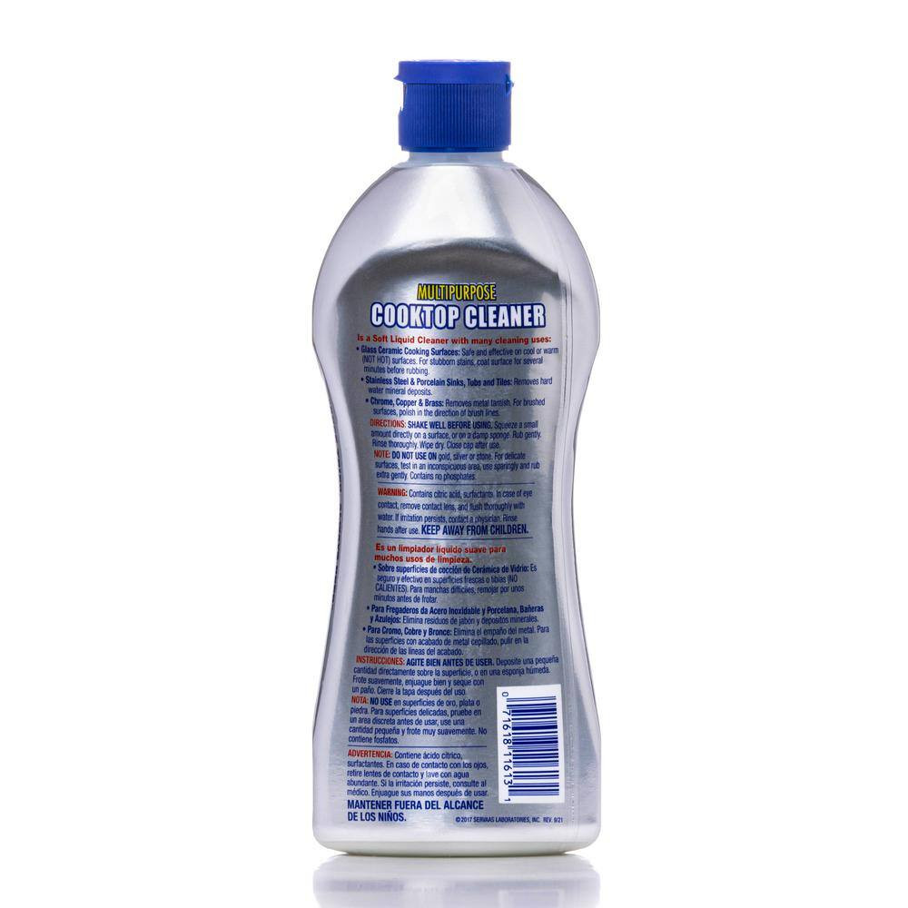 Cooktop Cleaner 13 oz Glass Ceramic Stove Top Cleaning Cream Polish