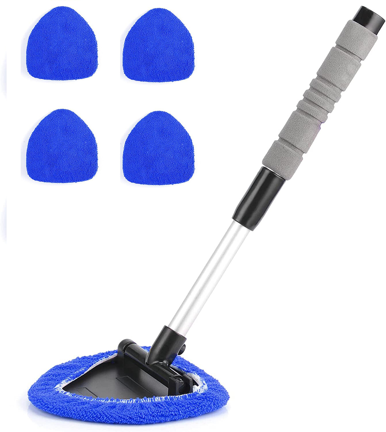 Windshield Cleaning Tool Kit Car Window Glass Wiper Cleaner Brush Pad Extendable