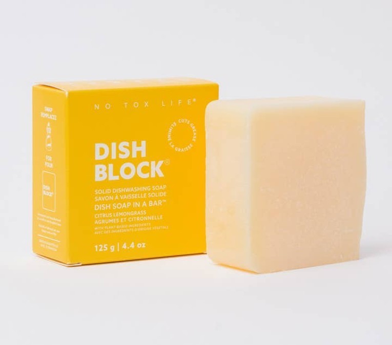 DISH BLOCK CITRUS LEMONGRASS- Zero Waste Dish Soap NO TOX LIFE