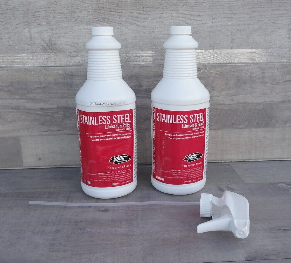 SSDC Kay 1111963 Stainless Steel Lubricant & Polish ~ 2/pk (1 qt/ea)