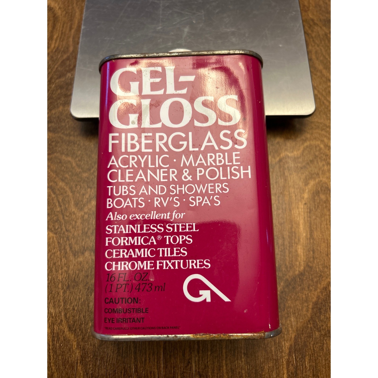 Gel-Gloss Fiberglass Acrylic Marble Cleaner & Polish 16oz orig formula FULL