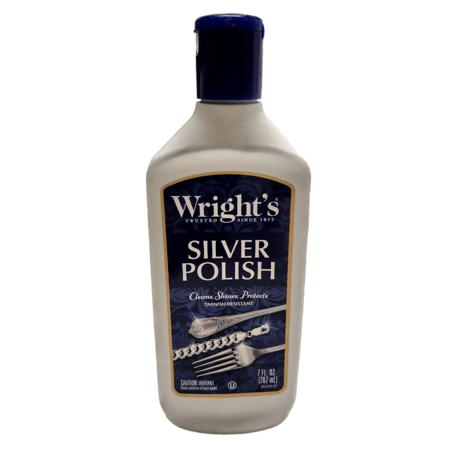 Wright’s Silver Polish 7 fl oz Anti‑Tarnish Cleaner – Sterling, Plate, Jewelry