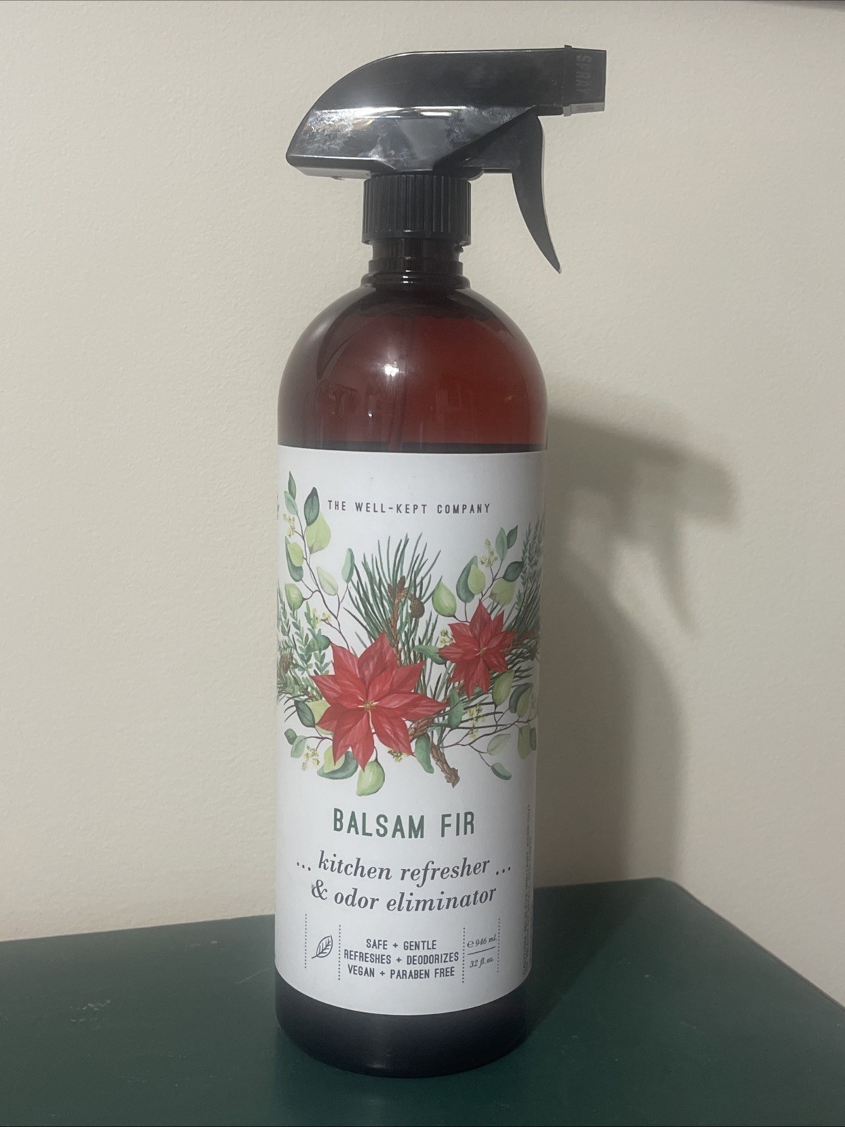 Home & Body Co BALSAM FIR Kitchen Refresher Clean Odor Eliminator 32oz Well-Kept
