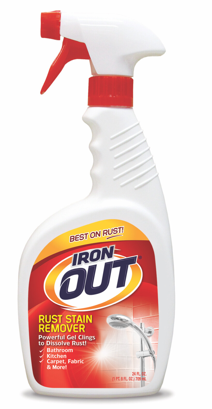 Iron Out Rust Stain Remover, Liquid Spray 24 Fl. Oz.