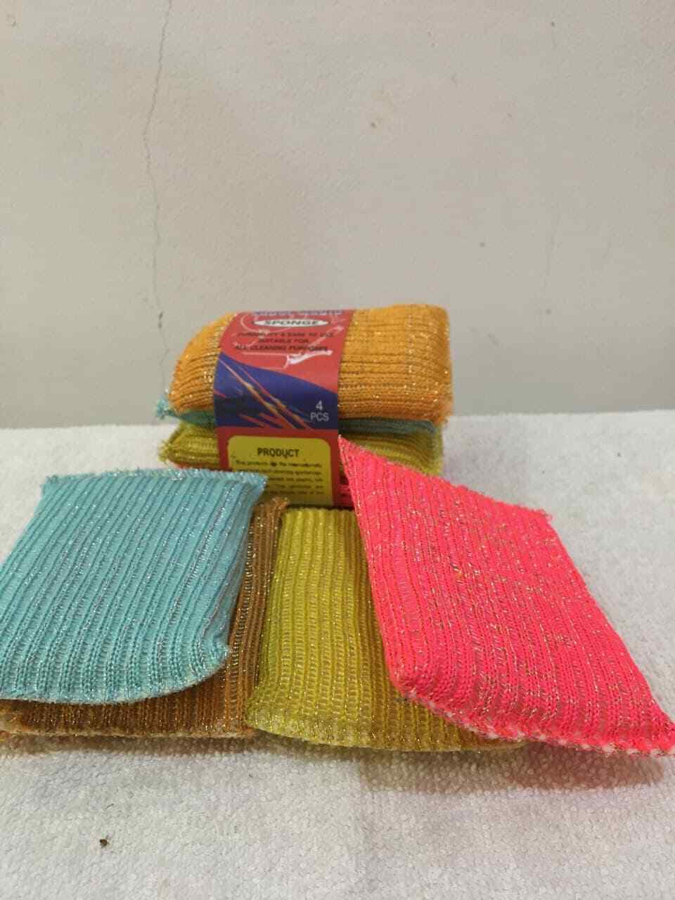 8Pcs Kitchen Clean Tools New Dishes Washing Glasses Pot Sponge Scrubber Brush