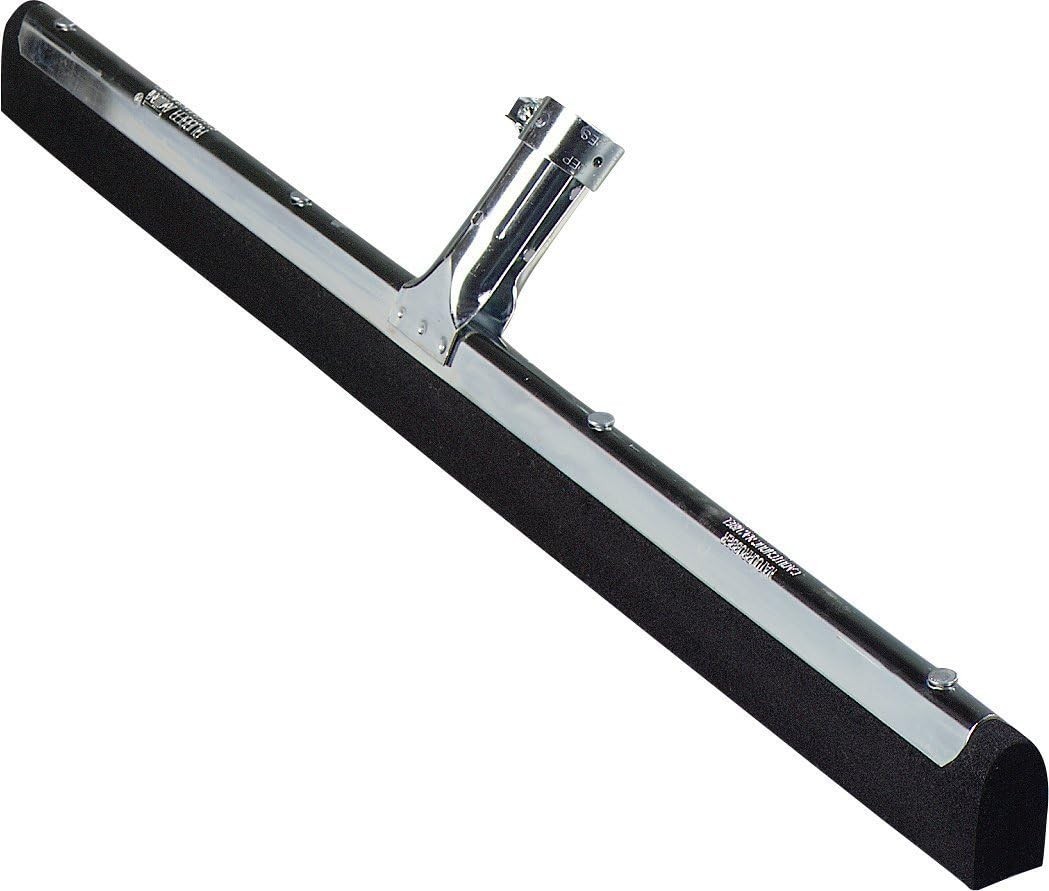 Flo-Pac Double Foam Floor Rubber Squeegee Window Squeegee with Heavy Duty Steel