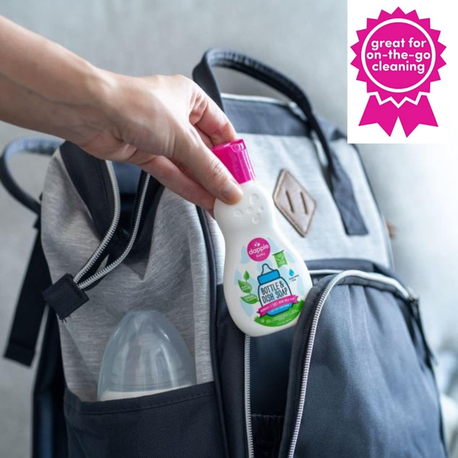 Dapple Baby Bottle Soap, Hypoallergenic Dish Soap for Baby Bottles