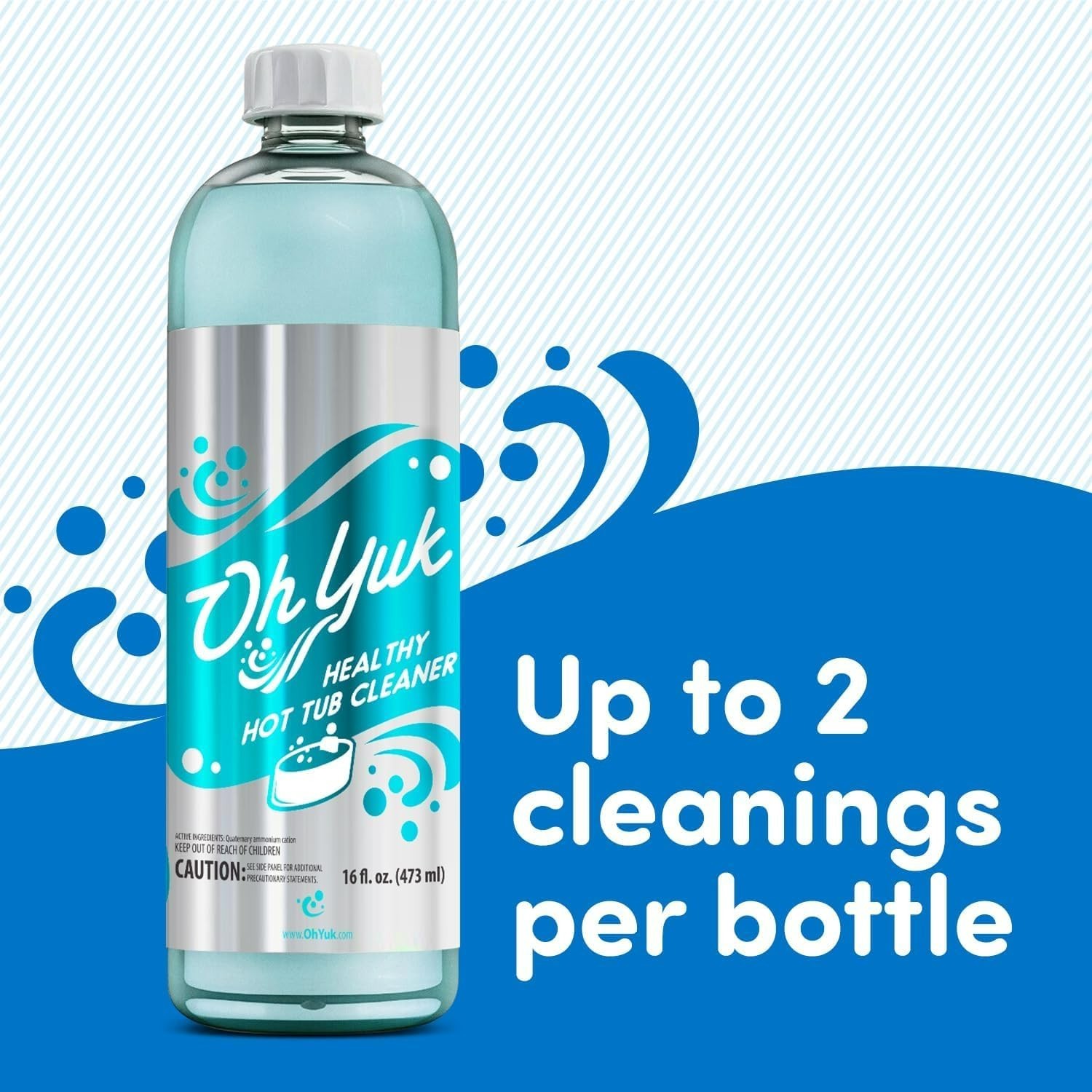 Healthy Hot Tub Cleaner – 16oz Deep Cleaning Formula for Crystal Clear Spa Water