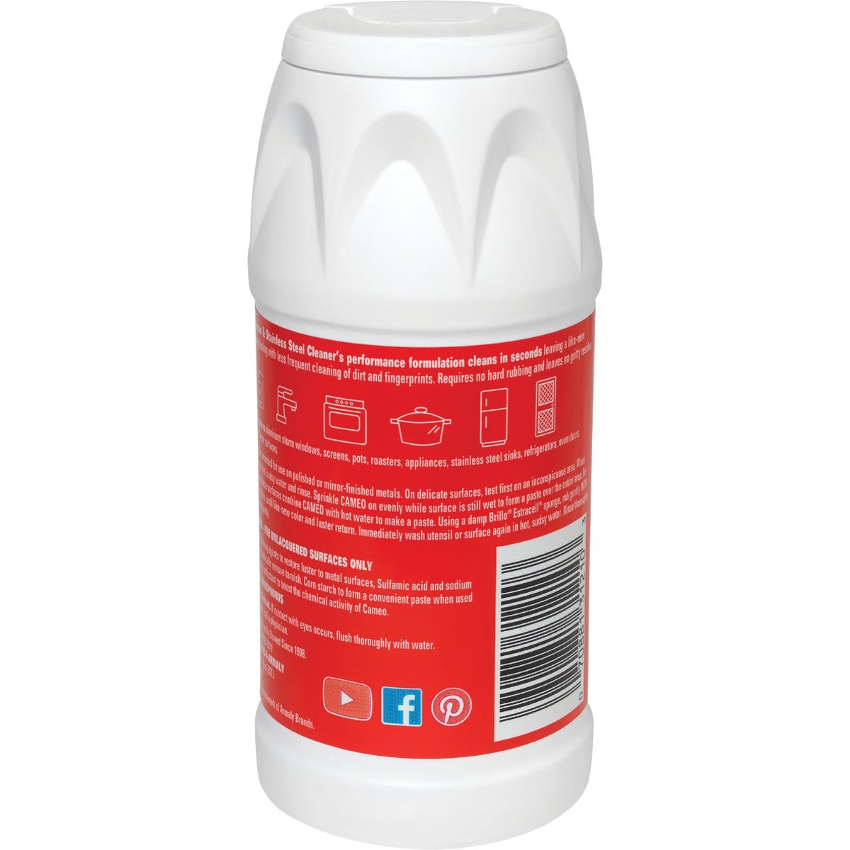 Brillo Cameo 10 Oz. Aluminum & Stainless Steel Metal Cleaner 31210 Brillo Cameo