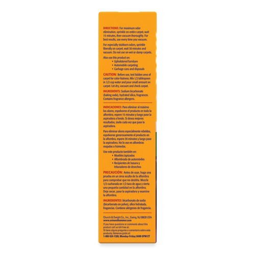 Arm & Hammer Fresh Scentsations Carpet Odor Eliminator, Island Mist, 30 oz, 6/CT