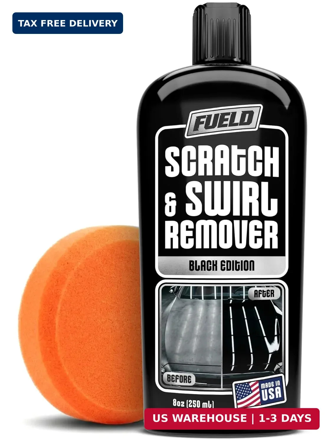 Black Scratch Remover – Car Scratch Repair & Swirl Remover for Vehicles – Deep S