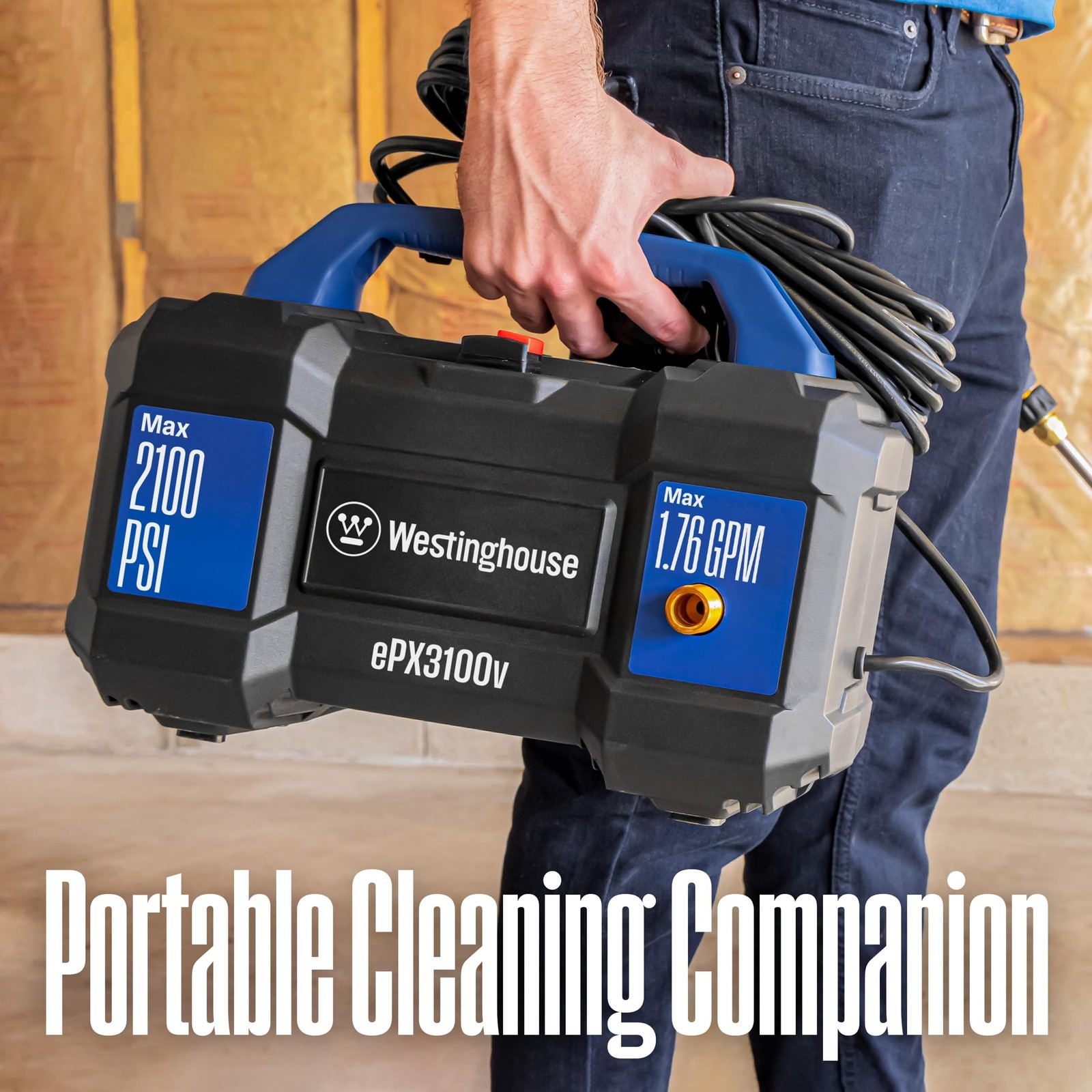 Westinghouse ePX3100v Electric Pressure Washer 2100 PSI 1.76 GPM Foam Cannon